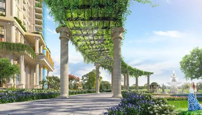 Trải nghiệm “resort 5 sao” và vườn La Mã trên không tại Thủ Thiêm