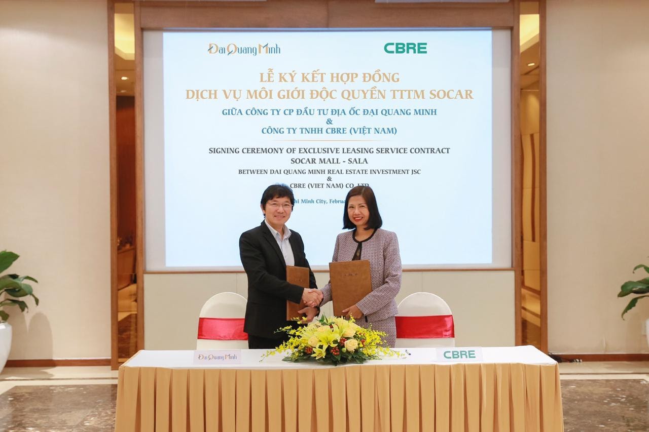CBRE là đơn vị quản lý cho thuê độc quyền dự án Socar Mall tại quận 2, TP.HCM
