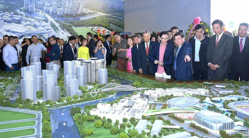 $500 million Saigon Sports City proceeds with a bridge linking north and south areas