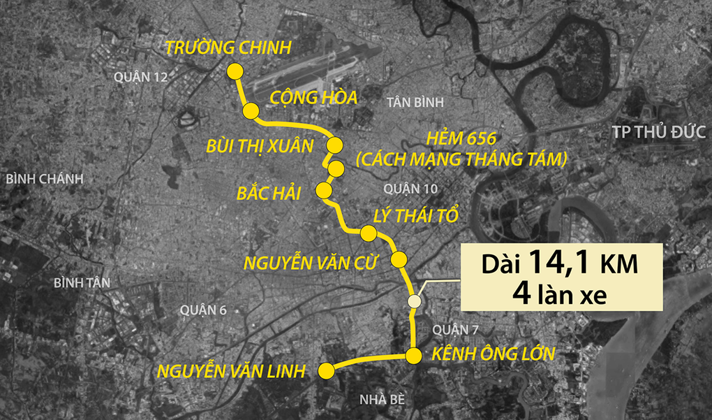 Đường trên cao ở TP HCM được đề xuất làm ra sao