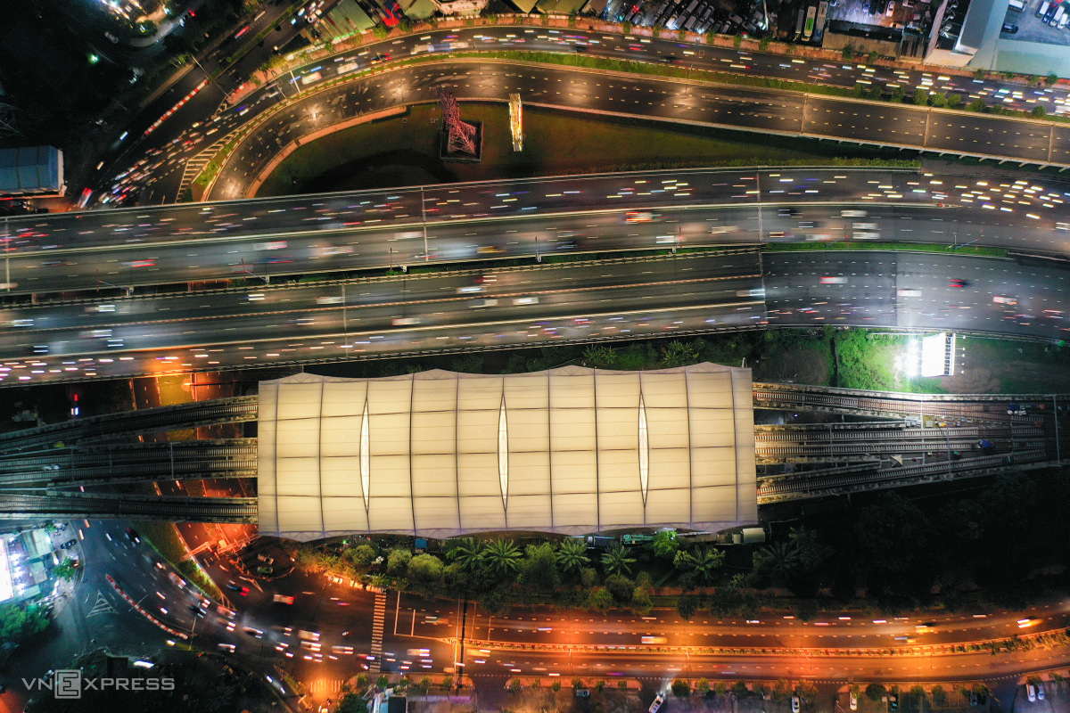 Diện mạo ga trên cao lớn nhất Metro Số 1